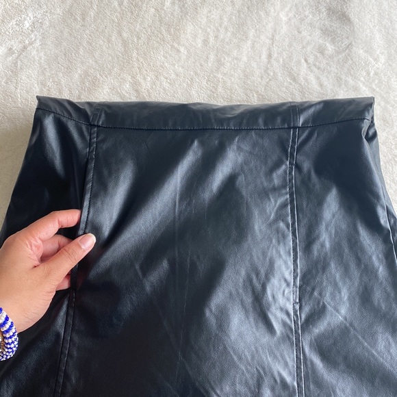 15.Express Leather Dress - Picture 4 of 4